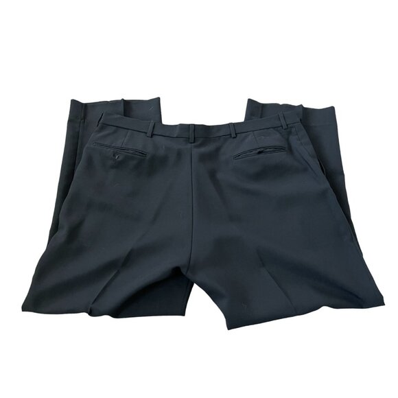 Town Craft Mens Ankle Trouser Pants Blue Size 42x30 Straight Leg Slash Pockets - Picture 3 of 10